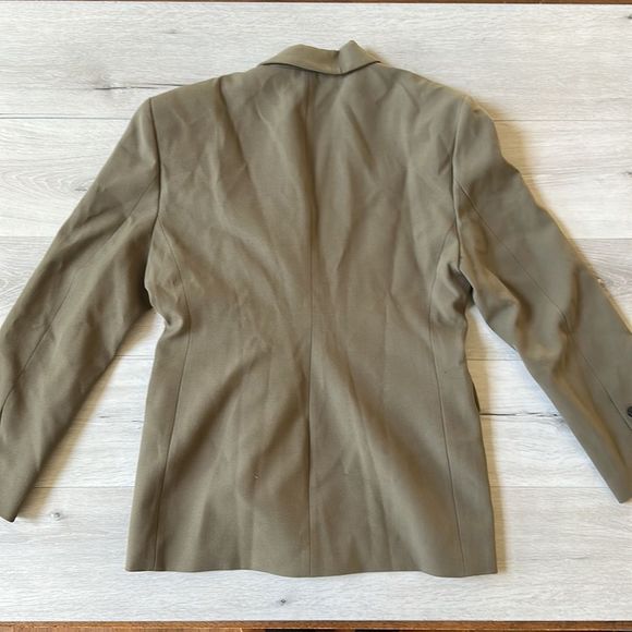 Zara Oversized Blazer Khaki Green L NWT - Picture 6 of 6